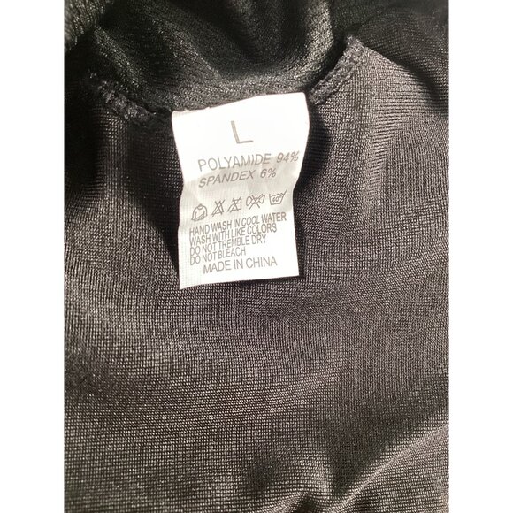 Black Front Closure Sports Bra With Adjustable Straps &Pads Size L Gymwear NWOT - Picture 3 of 8